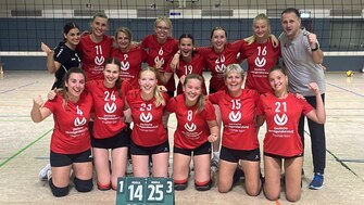 Weserbergland Volleys II Bezirksliga Frauen Siegerfoto Volleyball