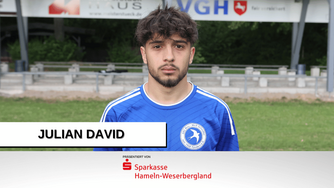 Julian David BW Tuendern Fussball Landesliga Sportler der Woche