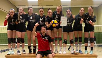 TC Hameln U18 Volleyball Bezirksmeisterschaften Siegerfoto