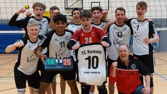 TC Hameln Meisterfoto Bezirksliga Volleyball Aufstieg