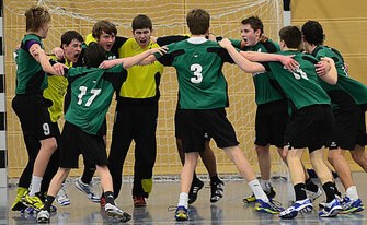 Jubel der TSG Emmerthal - Handball WSL-Oberliga
