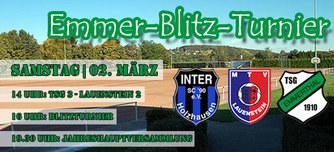 Emmer-Blitz-Turnier TSG Emmerthal Inter Holzhausen MTV Lauenstein AWesA