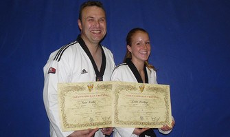 Lars Rhode Cindy Glatthaar TC Hameln Taekwondo