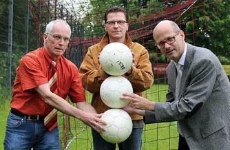 Sparkassen-Fussballschule Andreas Wittrock Bernhard Kruppki Ulrich Scharf WesA