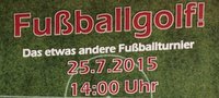 Fussball-Golf SV Hajen 2015 Plakat start AWesA