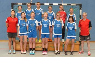 ho-handball weibliche C-Jugend Mannschaftsfoto 2015