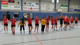 weibliche B-Jugend ho-handball Jubelfoto