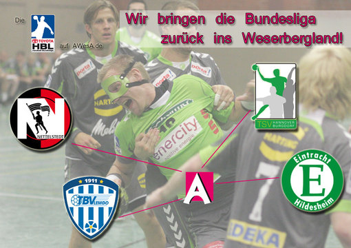 Start-Graphik Toyota Handball Bundesliga AWesA