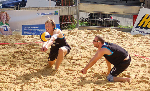 Philipp Arne Bergmann und Nils Rohde Beachvolleyball TC Hameln in Marl