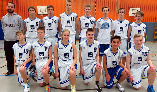 VfL Hameln U16 Baskeball Bezirksmeister 2014 AWesA