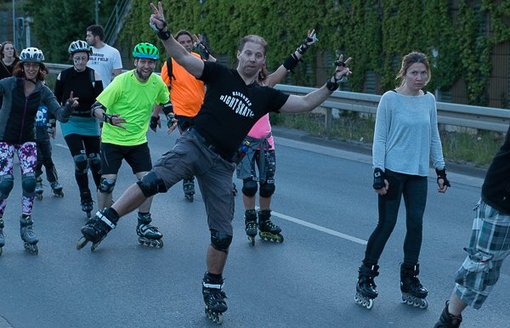 Skate by night in Hameln