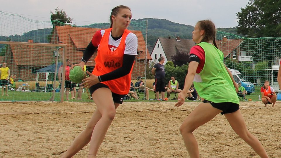 Celina Männich DM im Beachhandball