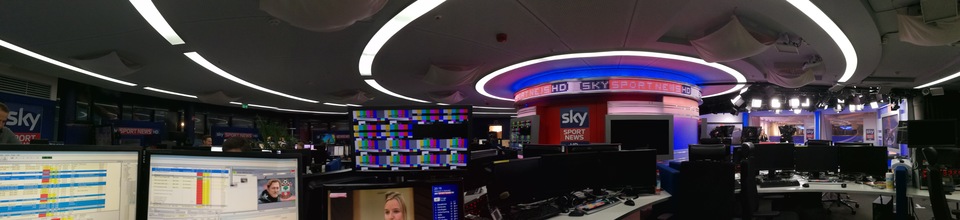 Sky Sport News HD Studio Buero Panorama AWesA