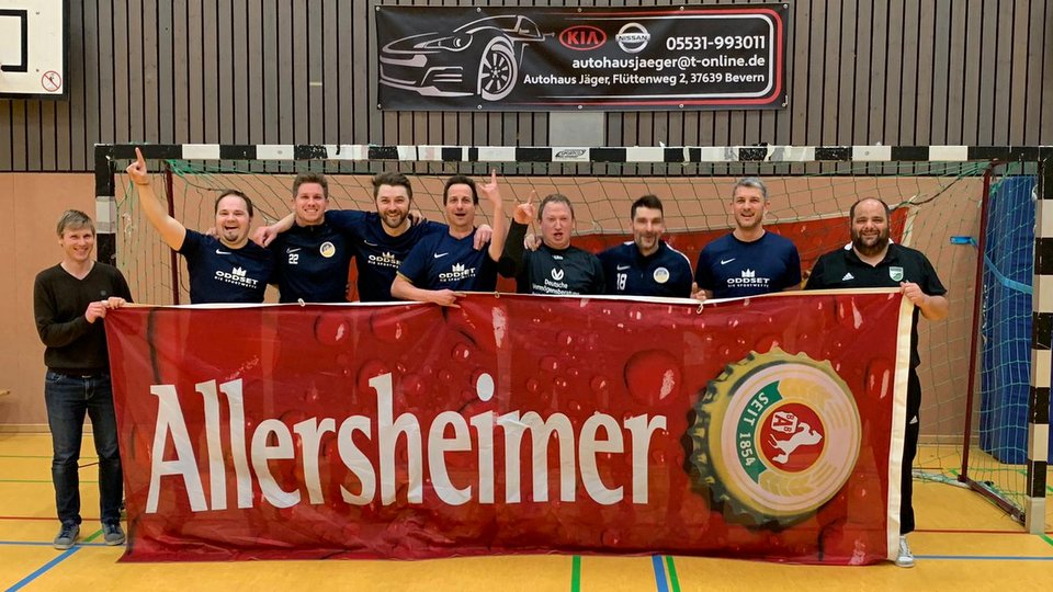 TSV Bisperode Altherren Indoor-Burgberg-Cup Fussball Halle Holzminden 