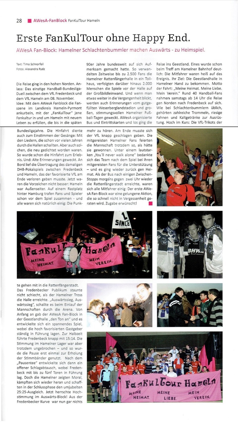 AWesA Fanblock Printmagazin 2008