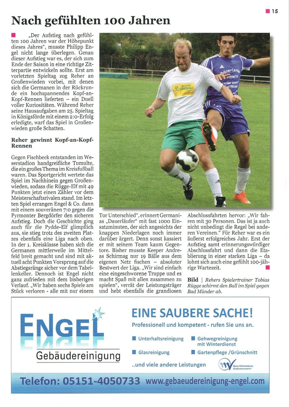 TSV Germania Reher 2014 Printmagazin