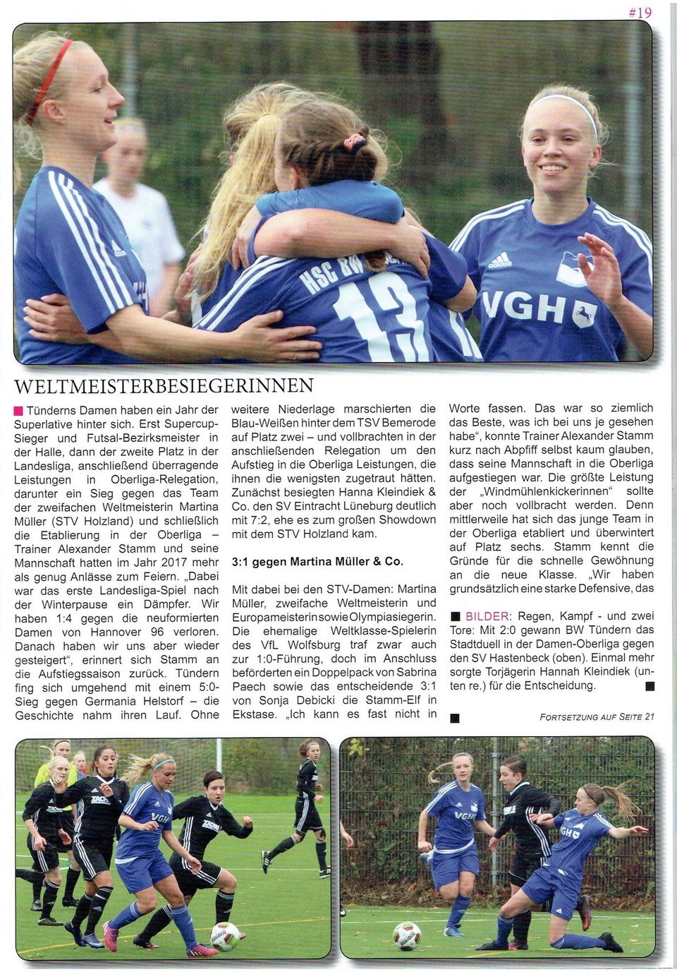 Tuendern Frauen Oberliga Aufstieg 2017 Teil 1