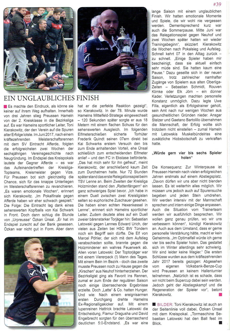 FC Preussen Hameln 2017 Printmagazin
