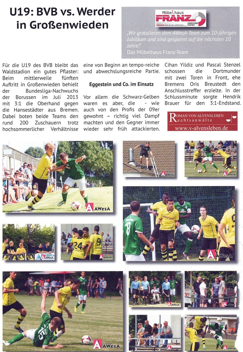U19 Dortmund Werder Bremen in Grossenwieden