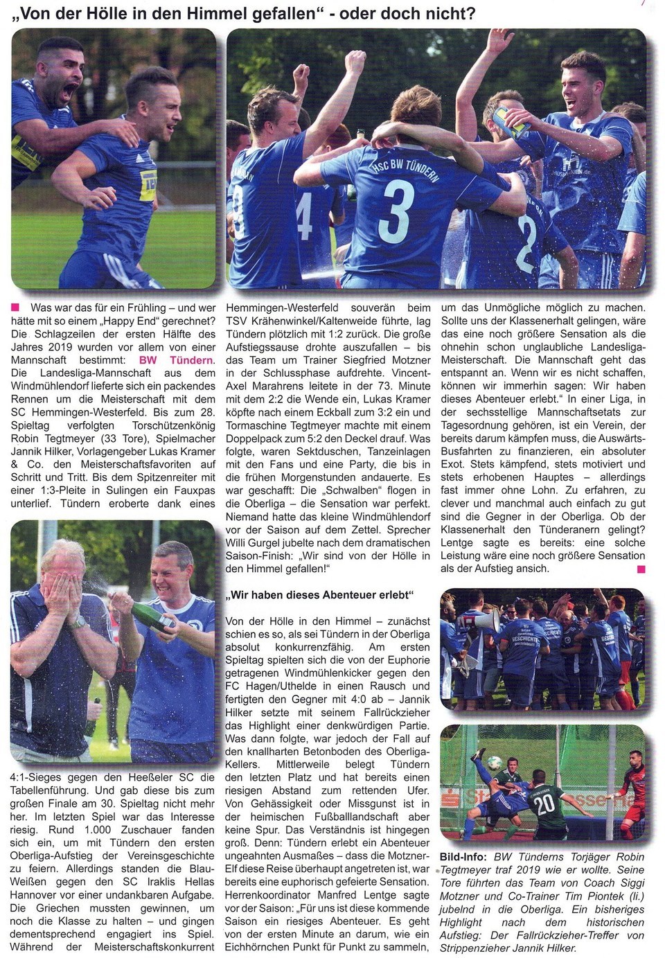 Tuendern Oberliga 2019