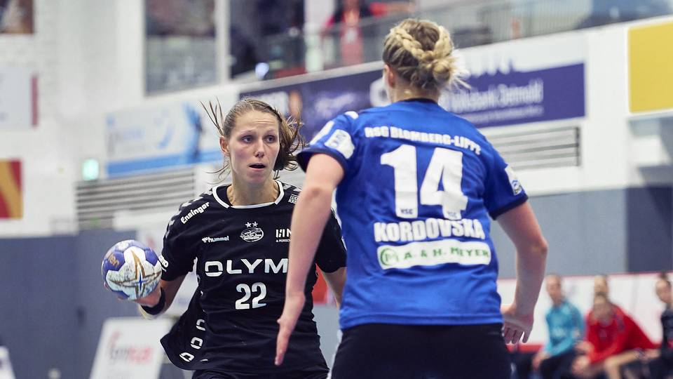 Handballbundeliga Frauen HSG vs  SG BBM Bietigheim
