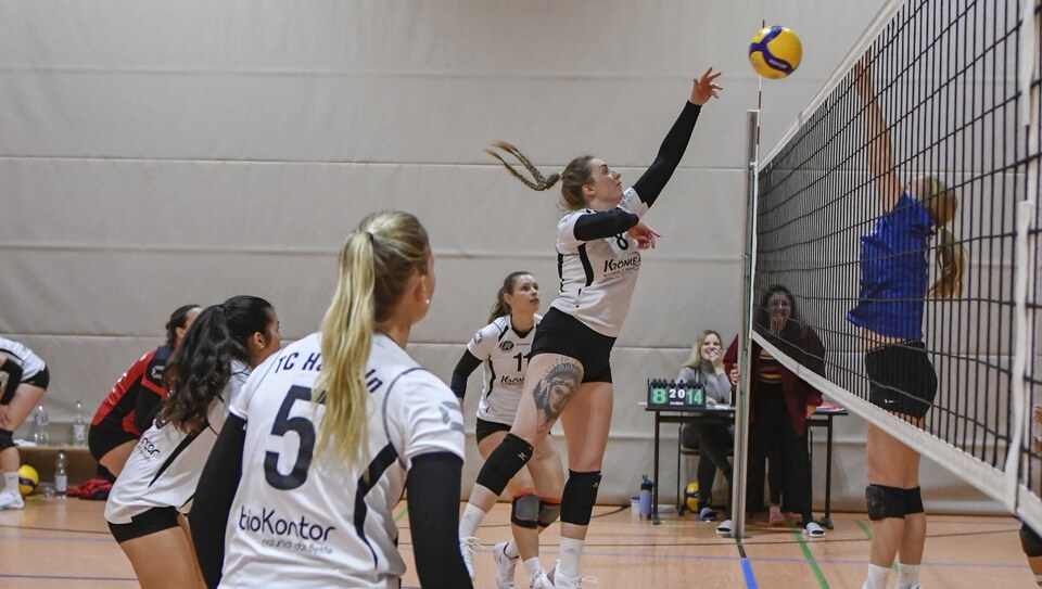 Jana Rohde TC Hameln Volleyball Actionfoto