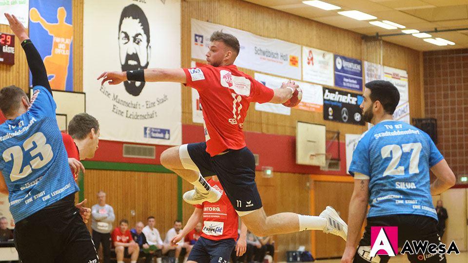 Janne Siegesmund VfL Hameln Oberliga Handball Sprungwurf