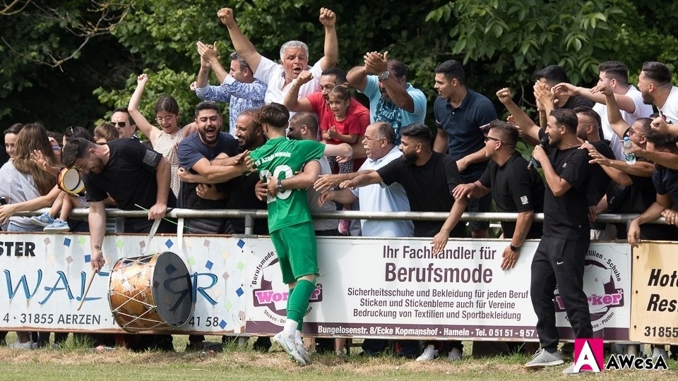 Mohammed Avci SV Azadi Hamen Fussball Kreispokal Jubel Fans