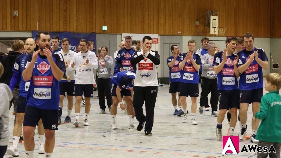 VfL Hameln Handball Oberliga Applaus fuer Zuschauer