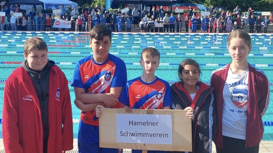 Hamelner Schwimmverein Mannschaftsfoto 