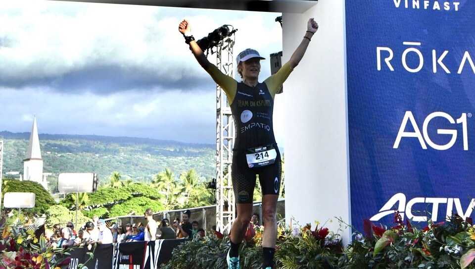 Christina Paulus Ironman Hawaii Zieleinlauf