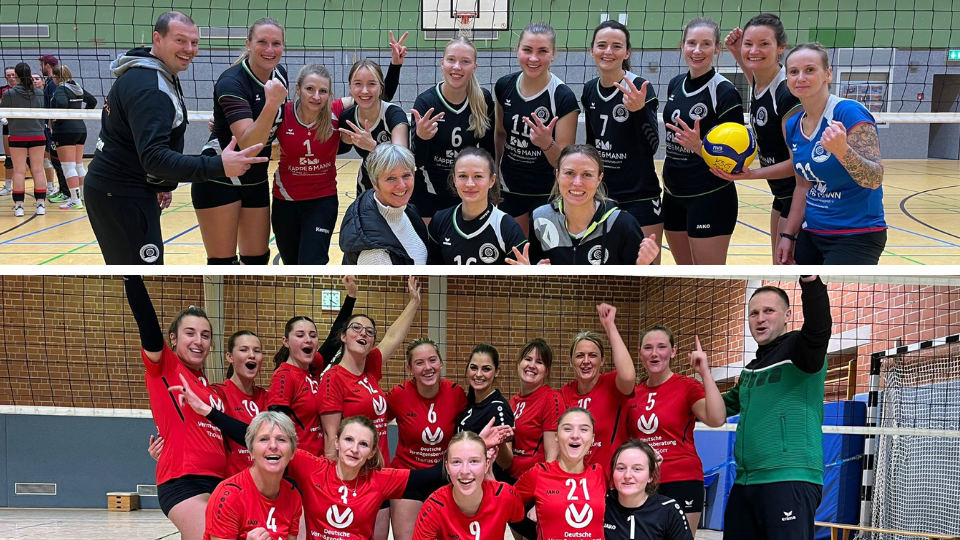 Weserbergland Volleys I und II Siegerfotos Volleyball