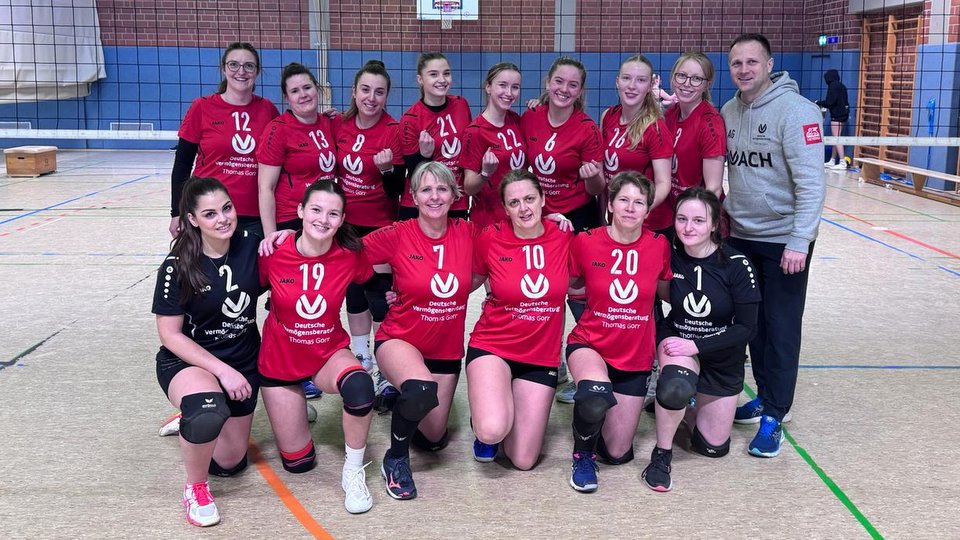Weserbergland Volleys Volleyball Bezirksliga Teamfoto