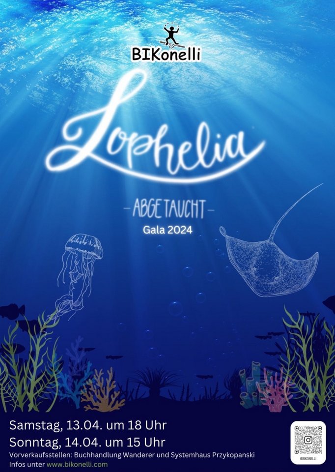 Lophelia - Abgetaucht Bikonelli Plakat