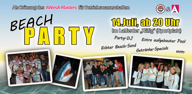 Beach-Party AWesA-Masters Latferde