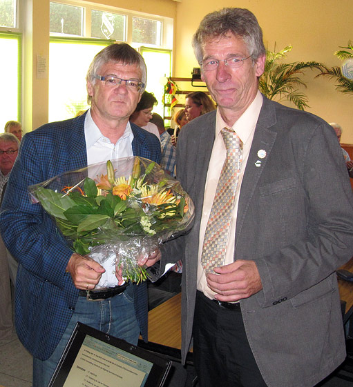KSB-Chef Fred Hundertmark und Rudolf Welzhofer