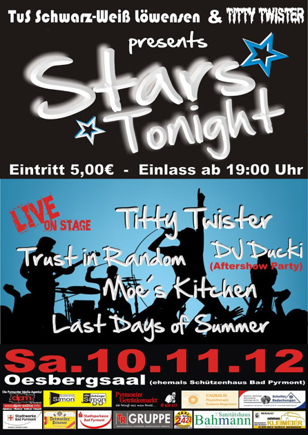 Stars Tonight SW Loewensen Party Pyrmont