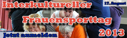 Interkultureller Frauensporttag 2013 KSB Hameln Banner AWesA