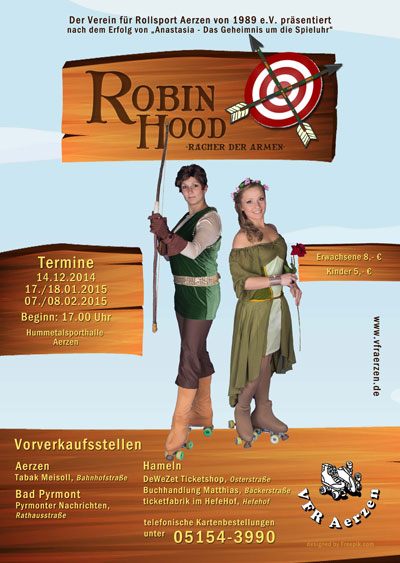 Robin Hood VfR Aerzen Rollkunstlaufen 2014 AWesA