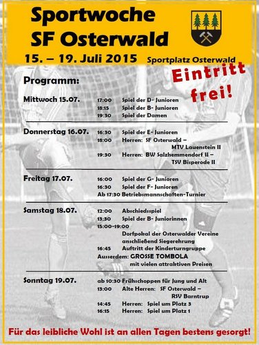 Sportwoche SF Osterwald 2015 AWesA