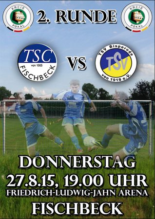 TSC Fischbeck TSV Bisperode Pokal 2015 Plakat AWesA