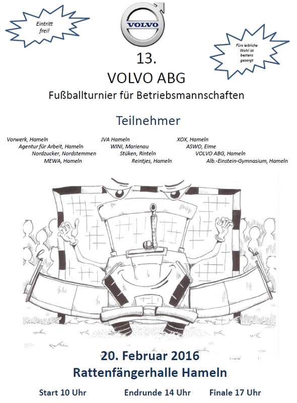 Volvo ABG Turnier 2016 Plakat