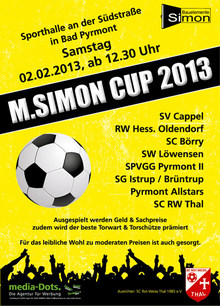 Plakat Simon-Cup 2013